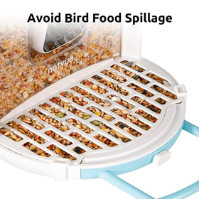 NETVUE guard resists rust and rain, protecting outdoor feeders.