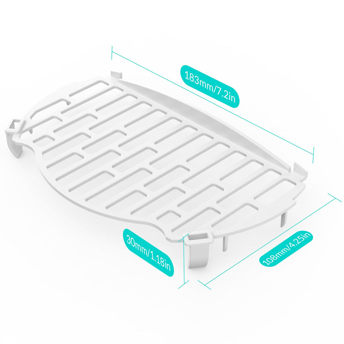 Two-pack design keeps spare guards handy for busy feeders.