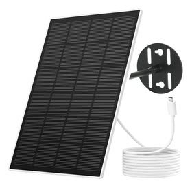 NETVUE solar panel for bird feeder camera delivers continuous outdoor power with flexible setup.