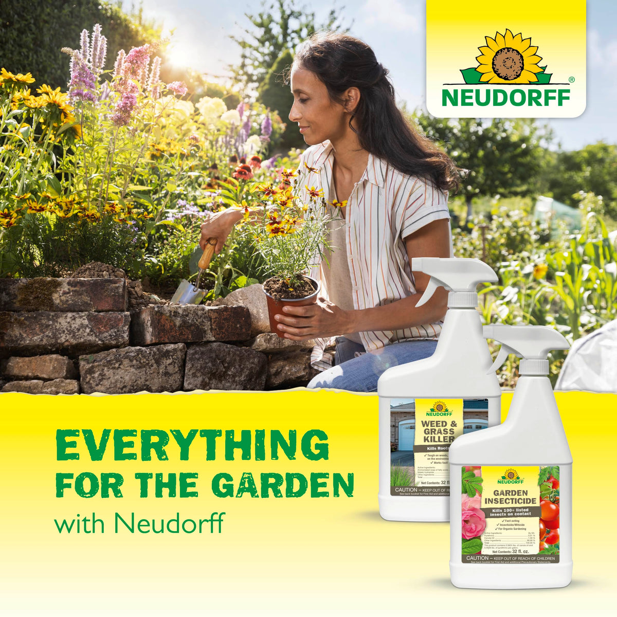 Neudorff Copper Fungicide ready-to-use label guides organic garden use.