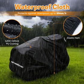 NEVERLAND cover with reflective handles boosts night visibility for safe parking.