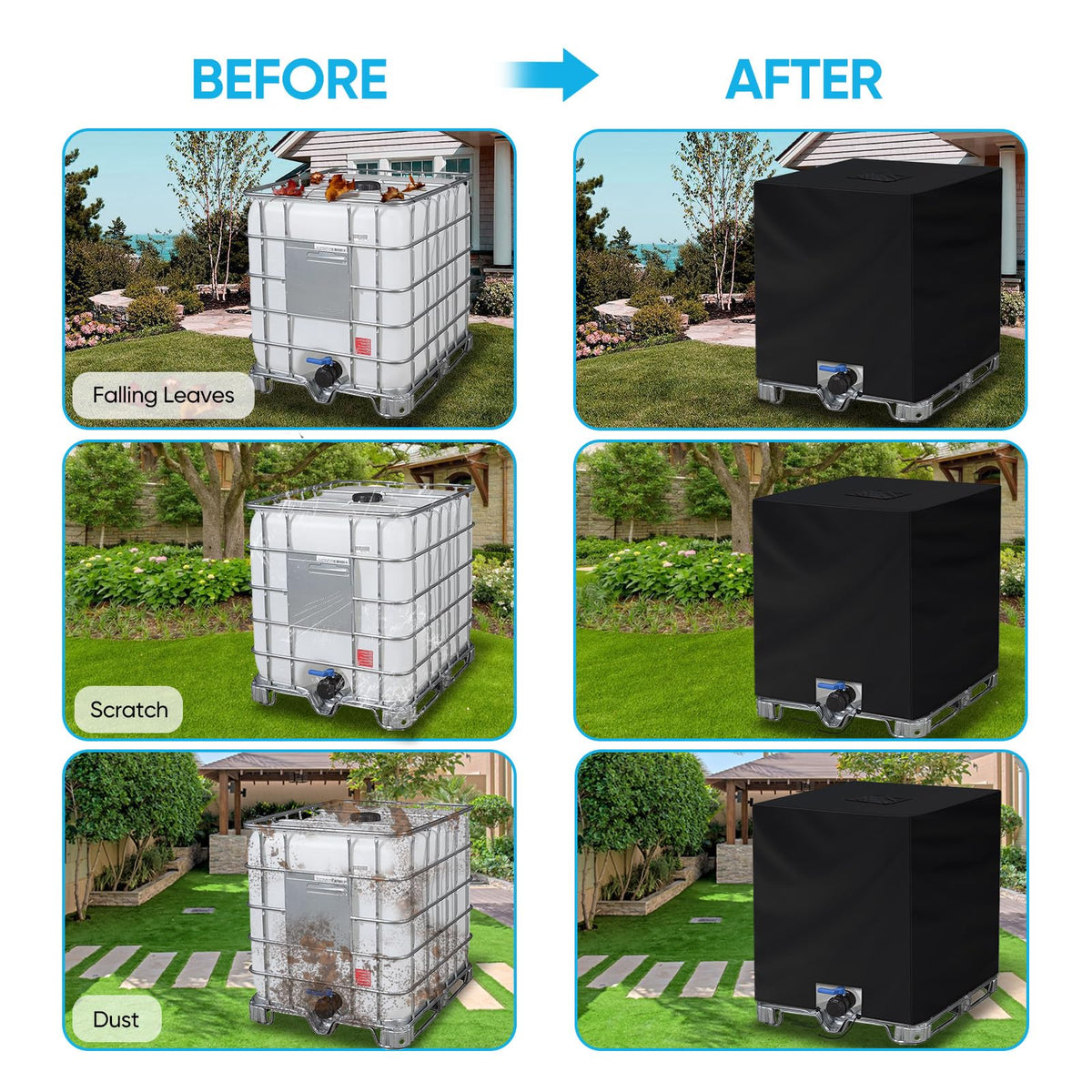 NeverLAND cover folds compactly for easy storage when not in use.