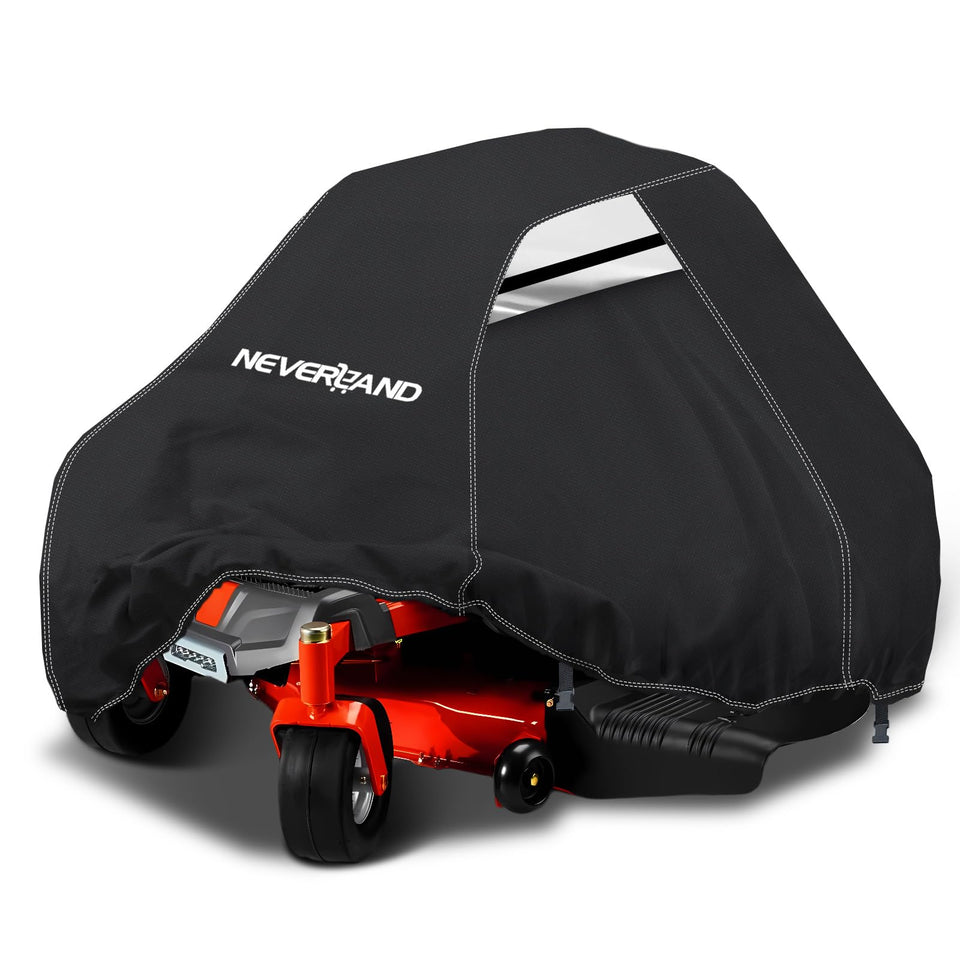 NEVERLAND zero turn mower cover with dustproof material protects from dust and debris