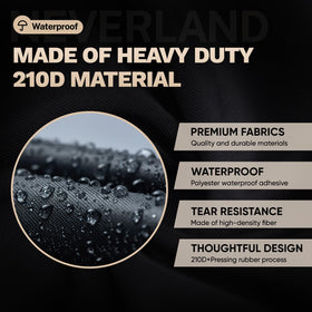 NEVERLAND zero turn mower cover with waterproof outer layer shields from rain