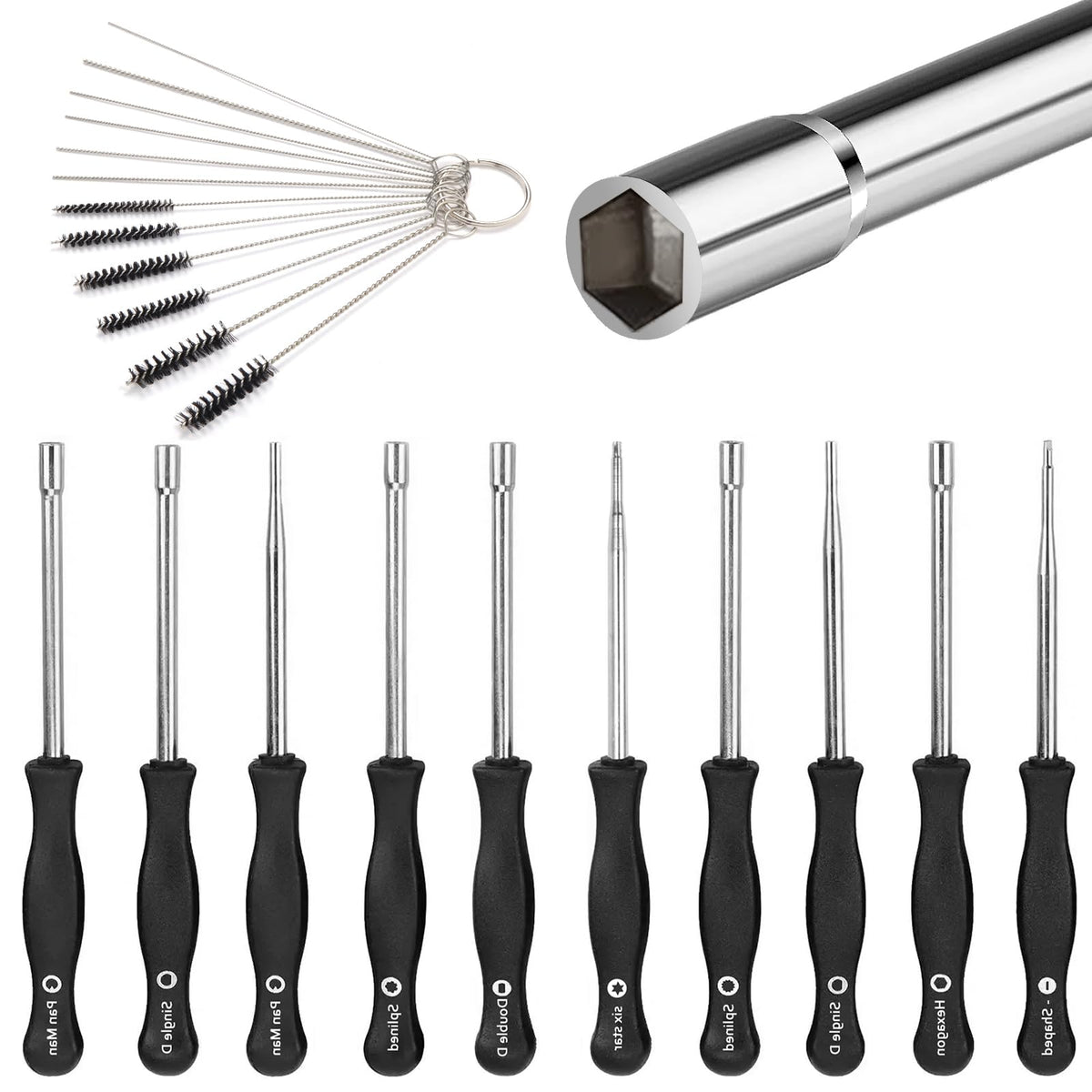 NEW B1919 carburetor adjustment tool set on workbench for precise tuning