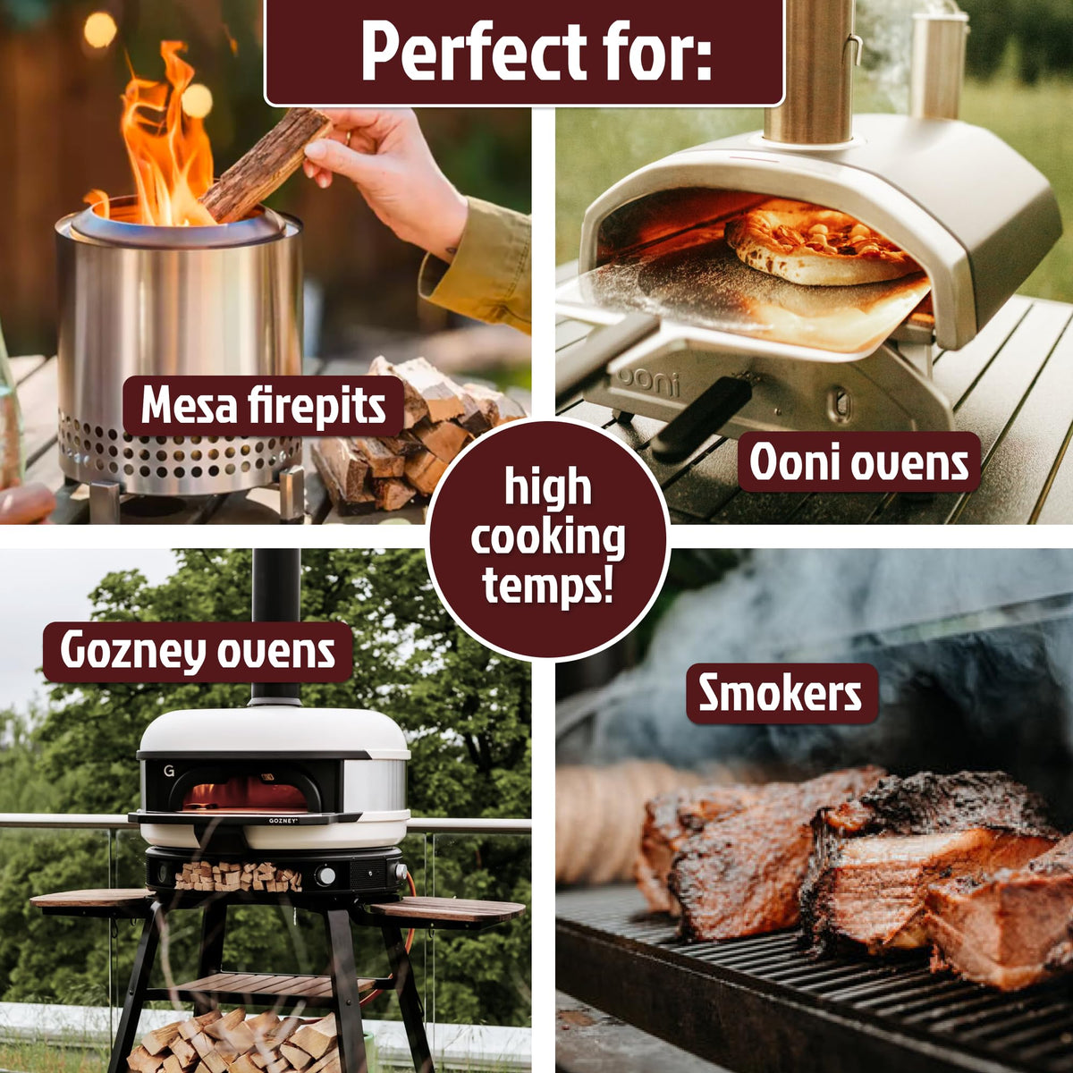 Savory Blend wood chunks close-up highlighting consistent size for even burn