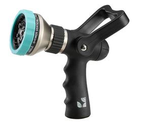 New England Garden Tools fireman nozzle front view for versatile watering and cleaning tasks.