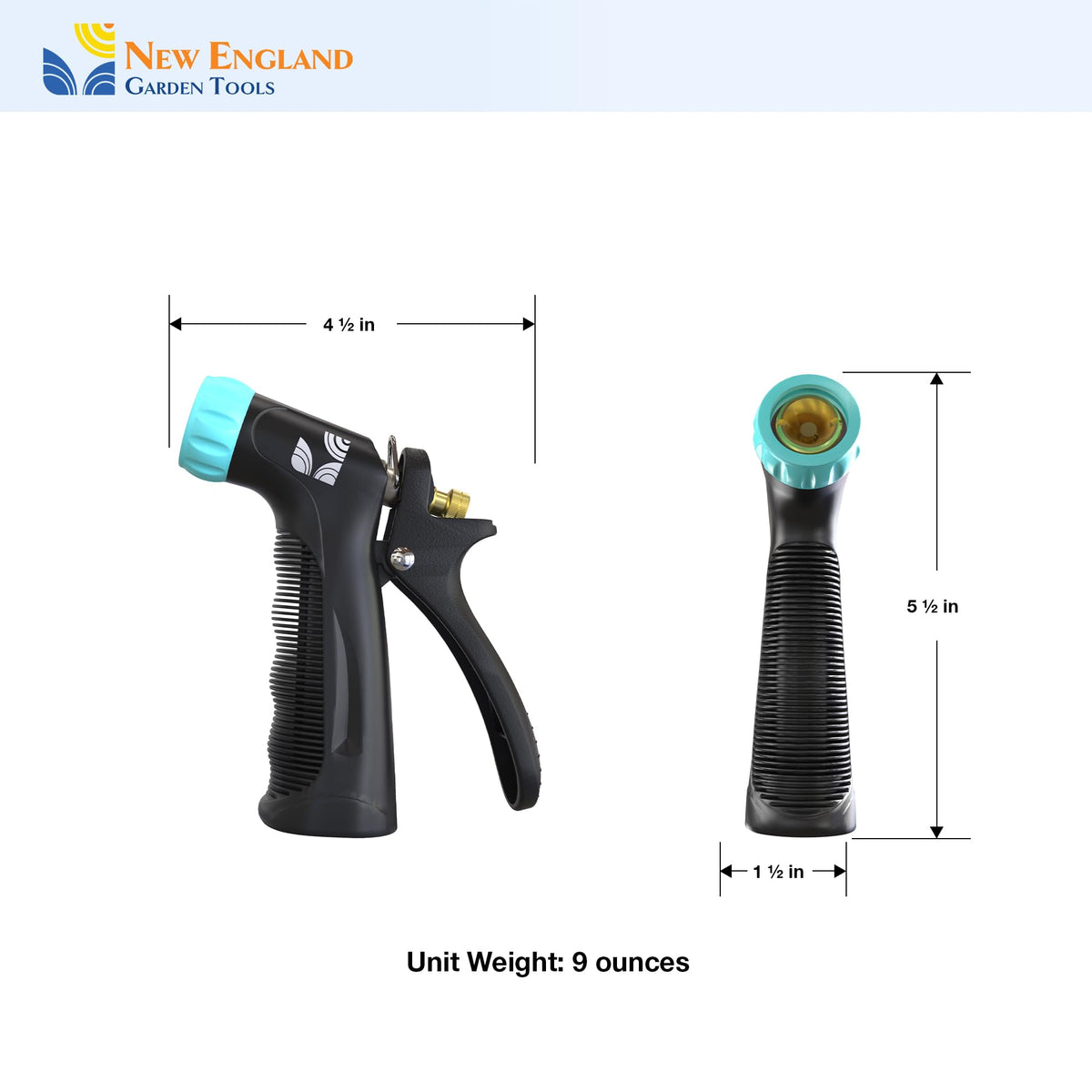 New England Garden Tools jet nozzle all-purpose design for gardening and washing