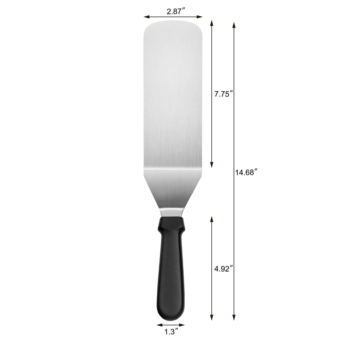 New Star Foodservice 36190 wooden handle close-up showing secure rivets