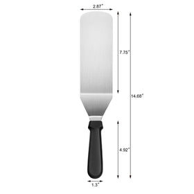 New Star Foodservice 36190 wooden handle close-up showing secure rivets