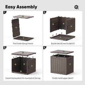 NEWBULIG dimensions 22.08 x 17.1 x 20.86 inches for ample storage