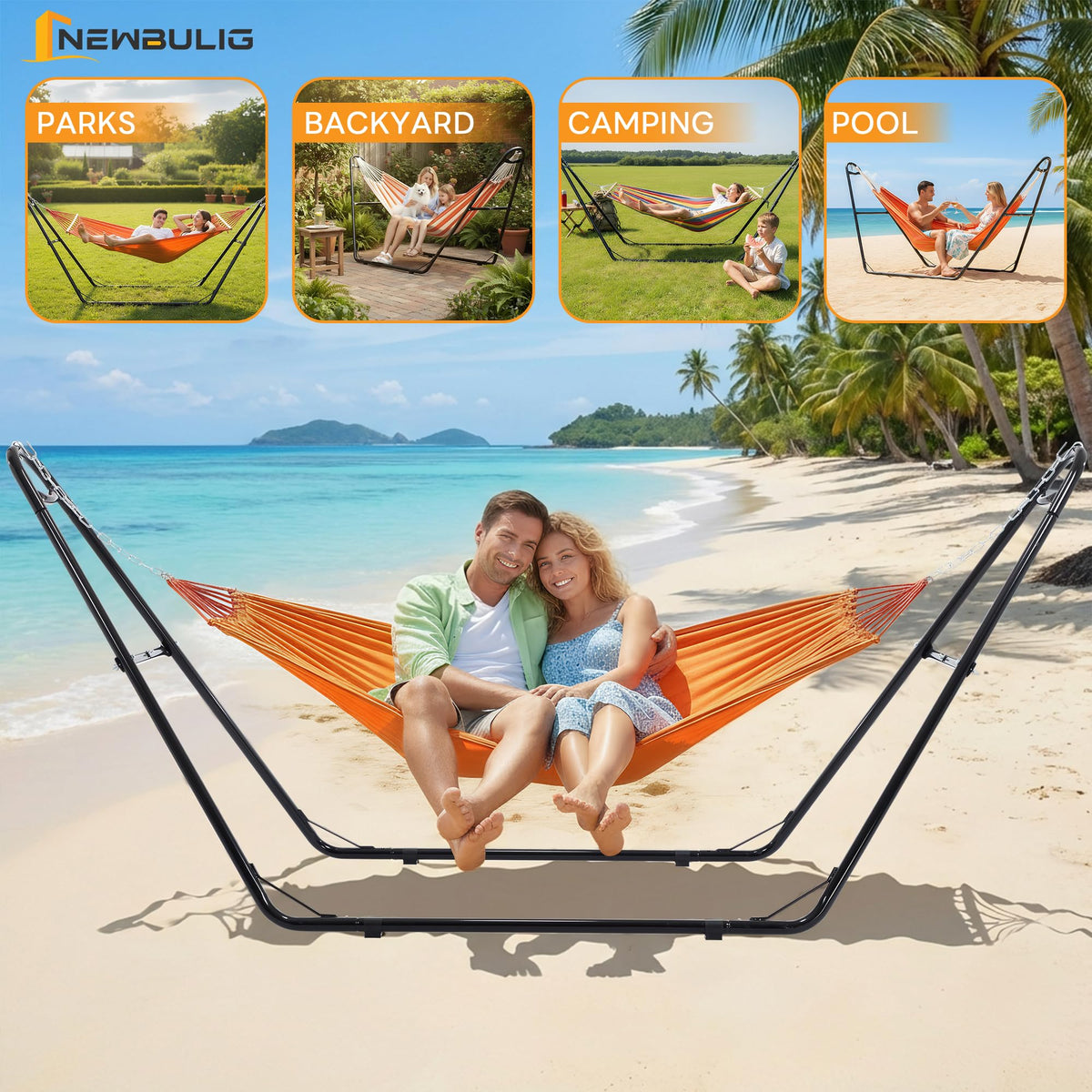 NEWBULIG carrying case included for easy transport and storage