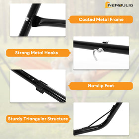 NEWBULIG stand with chains and hardware makes full setup straightforward