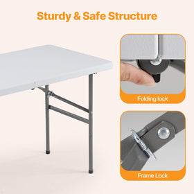 NEWBULIG HDPE waterproof top resists spills and cleans in seconds.