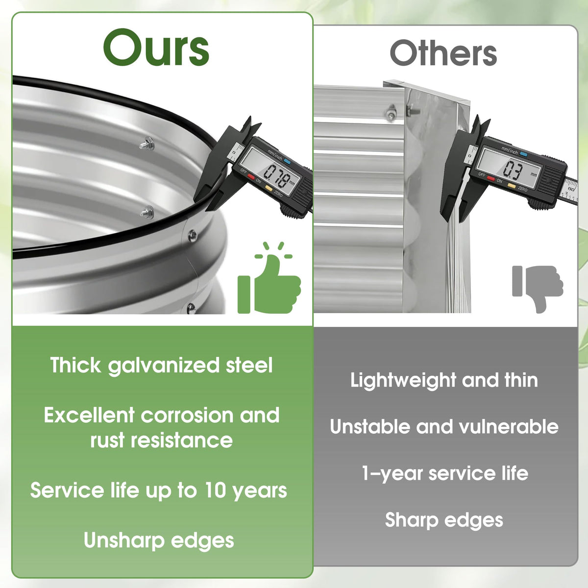 NEWBULIG open-bottom drainage demo demonstrates direct ground contact and airflow