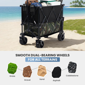 NEWBULIG quick-fold mechanism with included storage bag for travel.