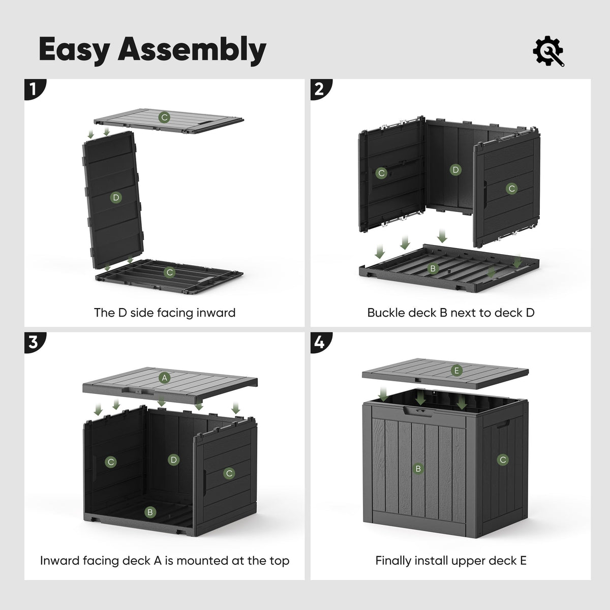 NEWBULIG side table function enhances patio décor