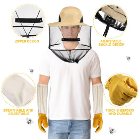 Newcotte head net hat featuring hidden mesh mask for discreet coverage