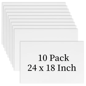Newflager 18x24 blank yard sign, double-sided front view for clear outdoor advertising.