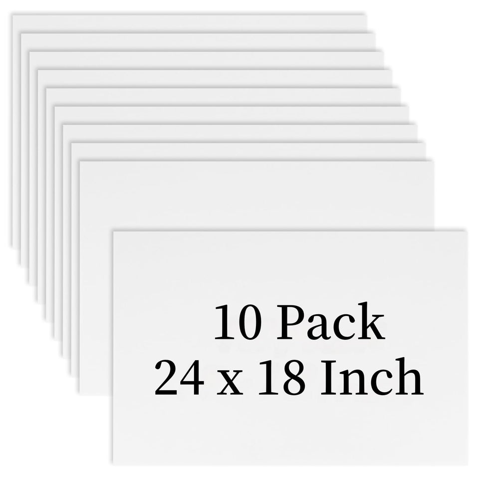 Newflager 18x24 blank yard sign, double-sided front view for clear outdoor advertising.