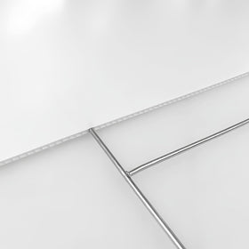 Newflager 4mm corrugated sign setup with H-stake for quick installation.