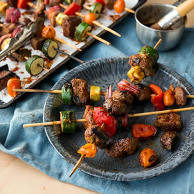 Newflager 400-pack bamboo skewers suit large gatherings and batch grilling