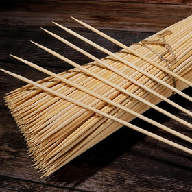 Newflager 12inch skewers grilling-ready for barbecue parties and gatherings