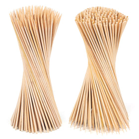 Newflager bamboo skewers 12inch sharp tips for effortless piercing and even cooking