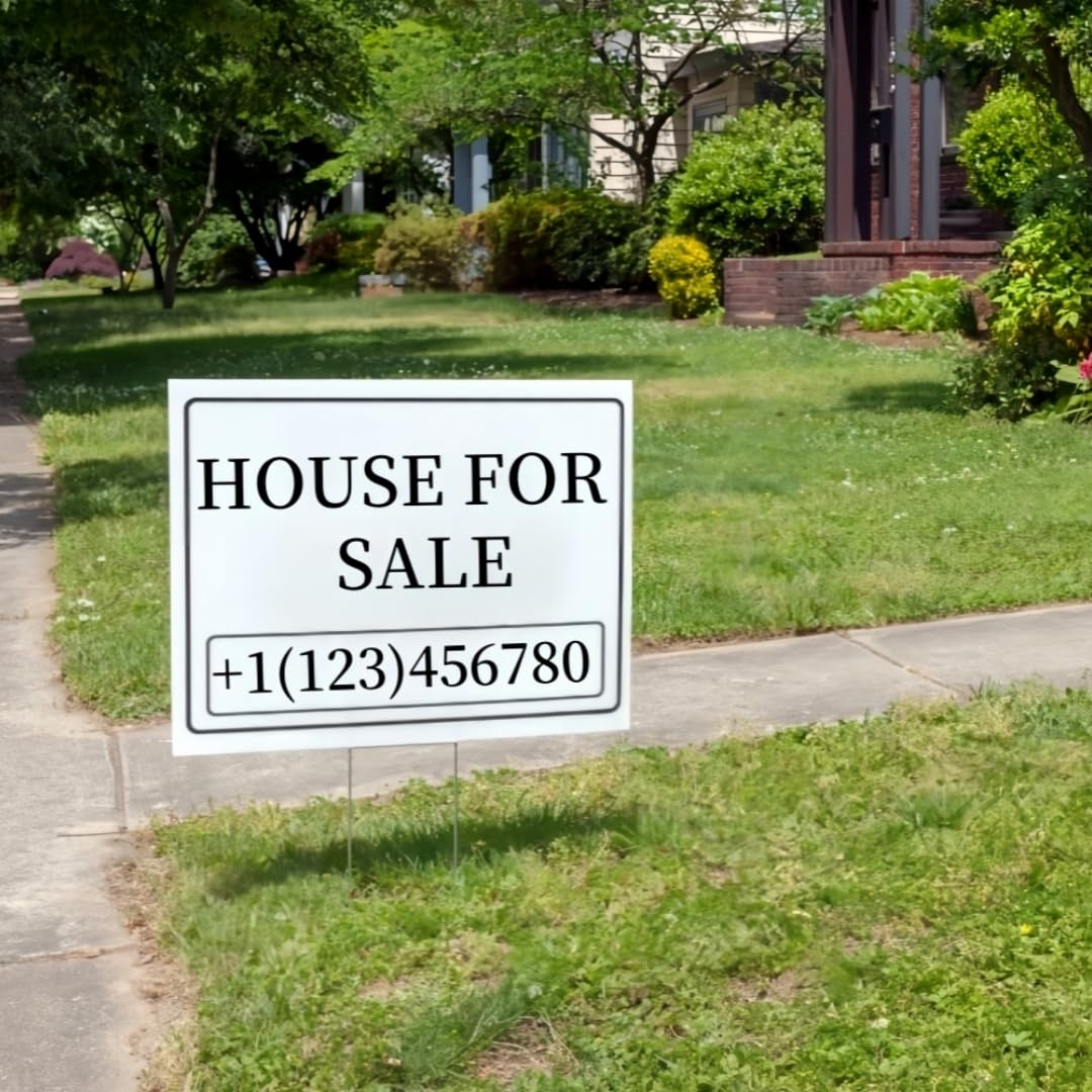Newflager double-sided yard signs for customizable messages