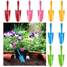 Newflager mini shovel set in red for easy digging and kid-friendly gardening.