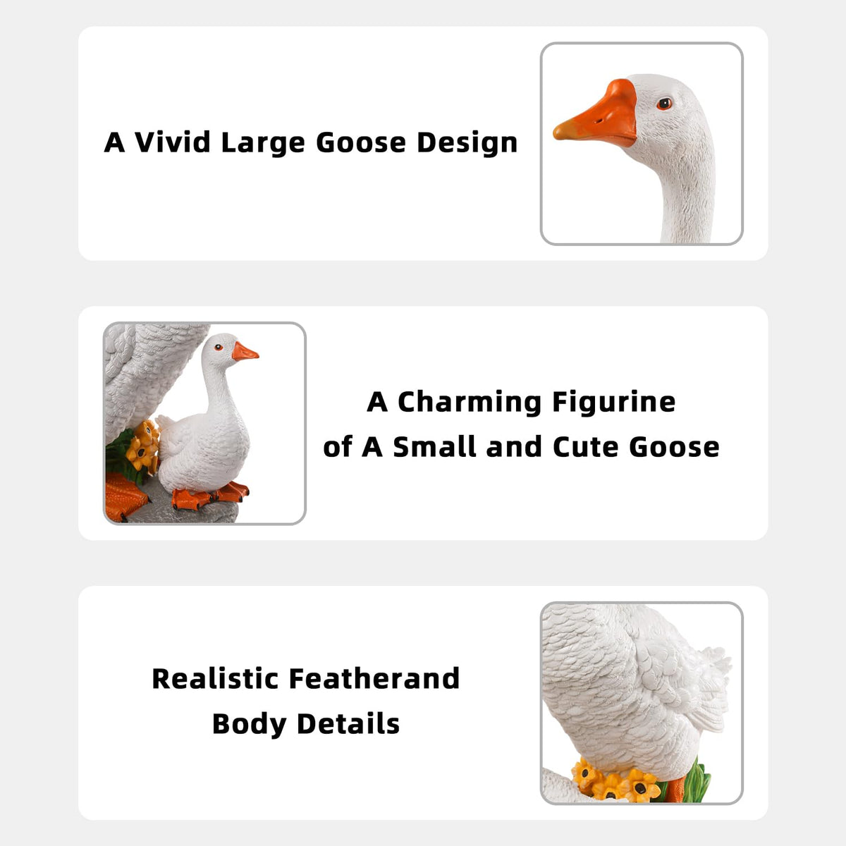 Newinhome Festive Dress-up Goose dress the statue for celebrations