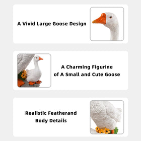 Newinhome Festive Dress-up Goose dress the statue for celebrations