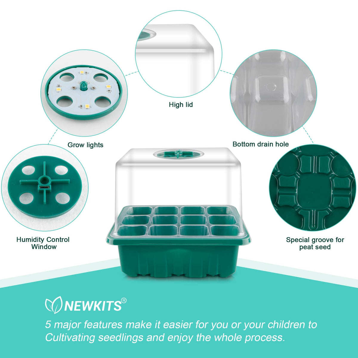 NEWKITS plant labels help organize seed varieties and planning