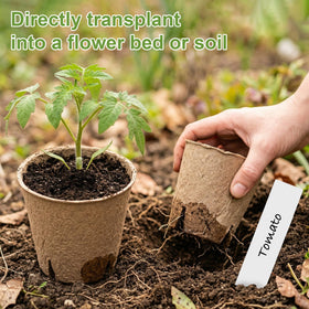 NEWMIAO biodegradable seed pots highlighting eco-friendly materials