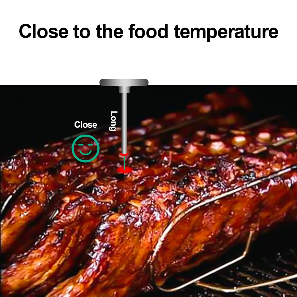 NEWSTART 2-pack thermometers include durable stainless steel bodies for frequent barbecuing sessions.