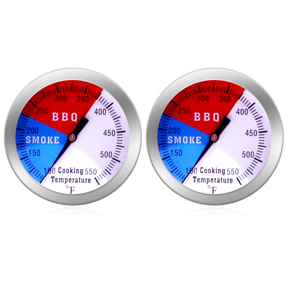 NEWSTART BBQ Thermometer Gauge face with large numbers for quick readings from afar.