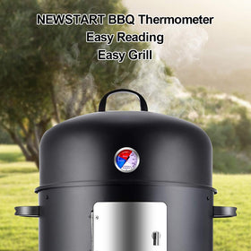 NEWSTART BBQ Thermometer Gauge Fahrenheit scale enables familiar temperature readings for grilling.