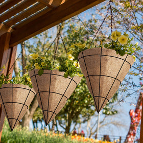 Newtay 4-pack liner kit simplifies hanging basket projects