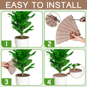 Newtay 4-piece set with stakes installs quickly on pots