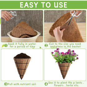 Newtay easy-fit cone liner for quick planting setup