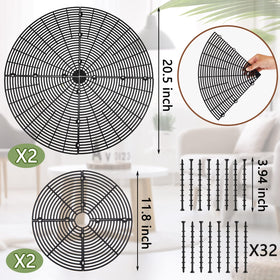 Newtay small plant pot grid protector on a compact pot for indoor use.