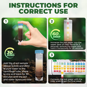 NewTest soil sample preparation step with crushed soil and water