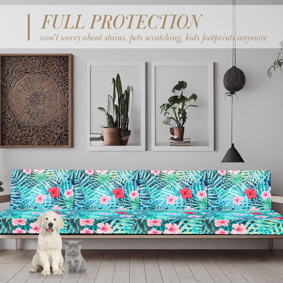 Newwiee 8Pcs protectors keep sofas fresh for homes with kids and pets