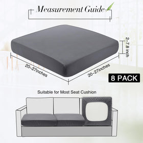 Newwiee outdoor cushion cover waterproof dark gray guards against spills