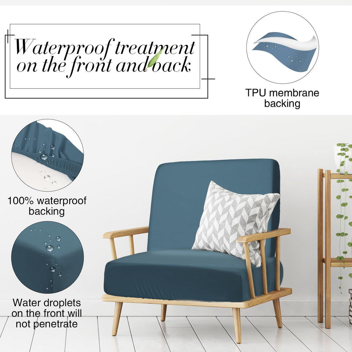 Newwiee outdoor chair protectors refresh dining areas with casual style.