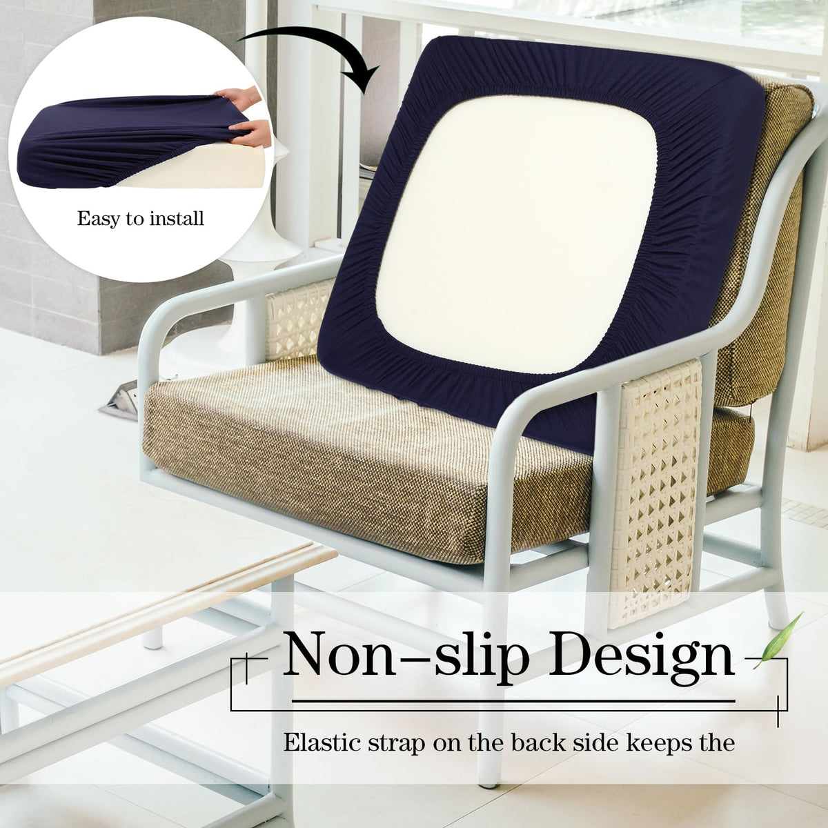 Newwiee cushion covers are machine washable for easy maintenance