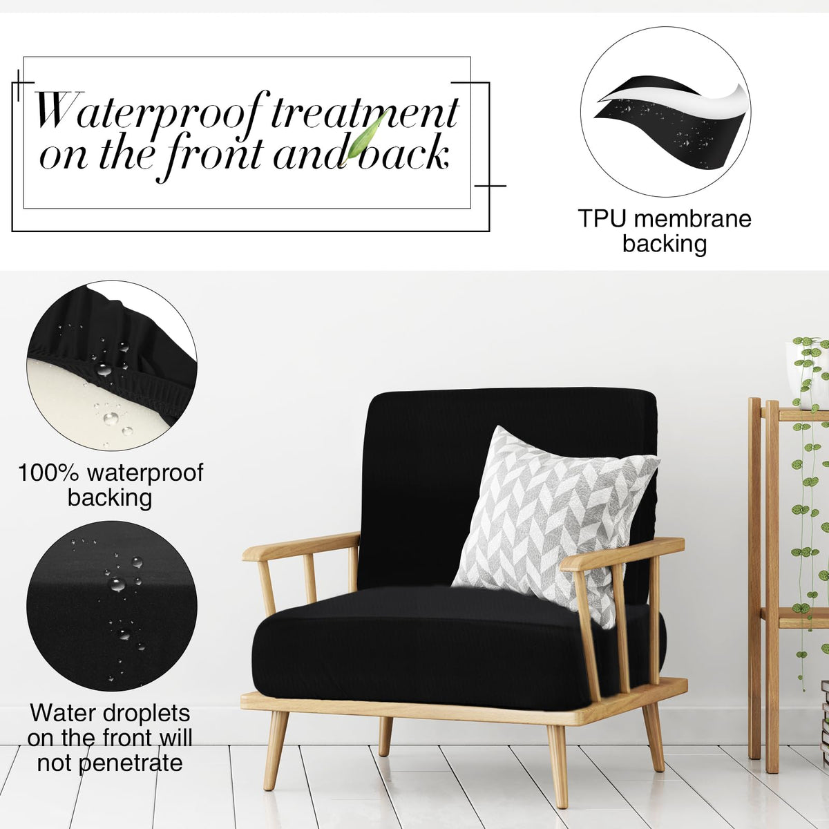 Newwiee cushion cover protecting outdoor furniture from spills and wear