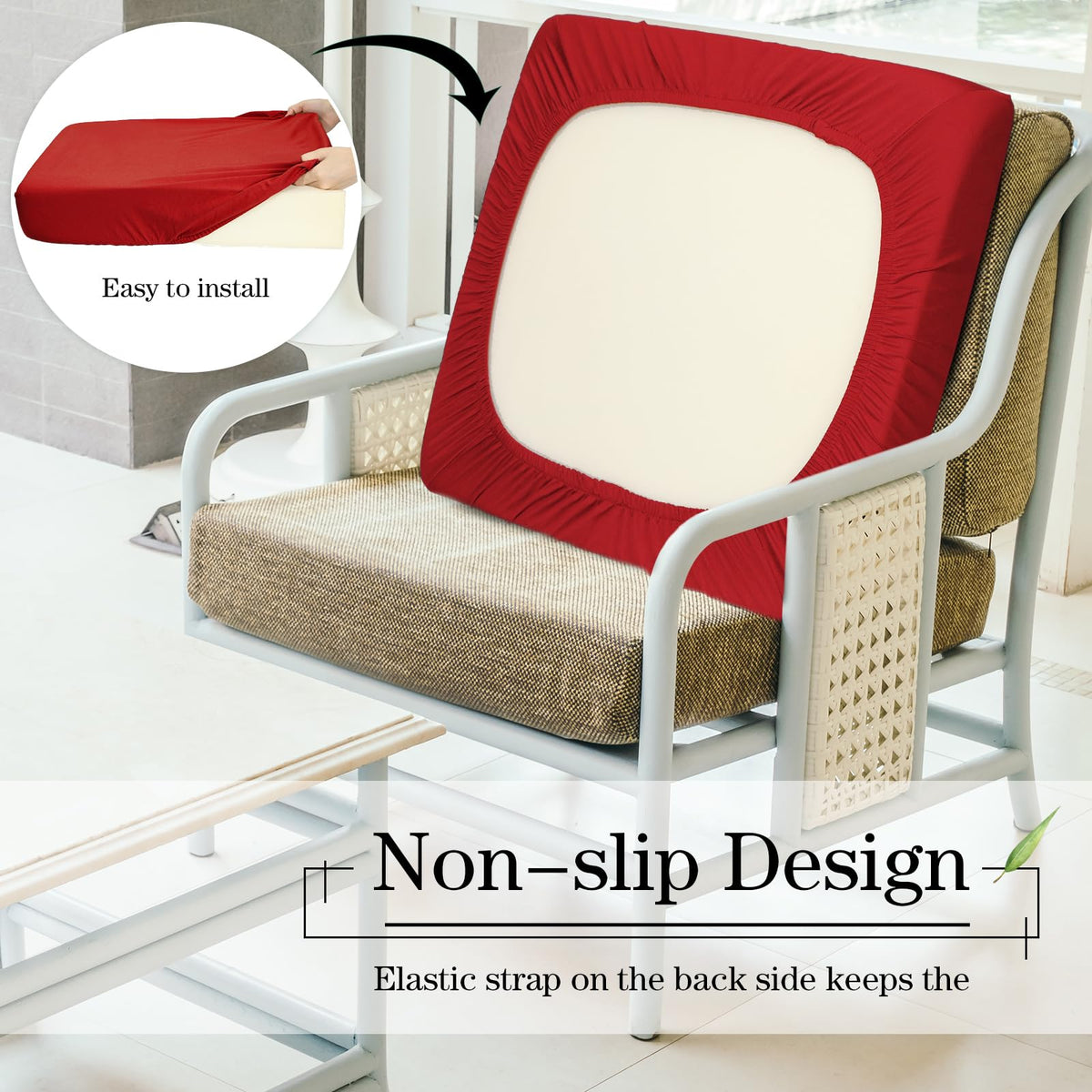 Newwiee patio decor upgrade adds a modern look to outdoor spaces.
