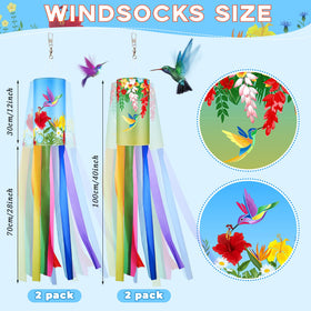 Newwiee rainbow windsock outdoor decor brightens patios with seasonal charm and easy hanging