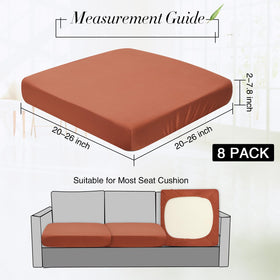 Newwiee stretch fabric cushion cover hugs outdoor cushions with wrinkle-free ease
